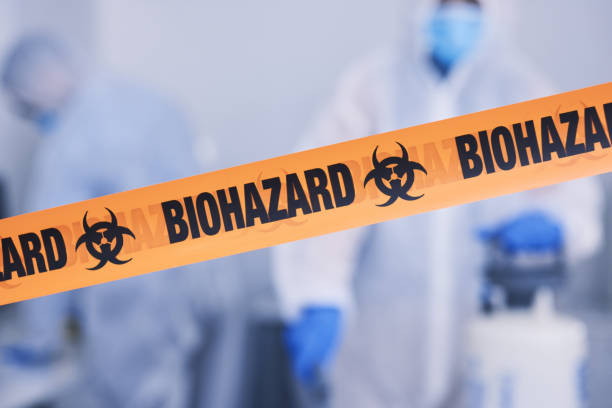 Professional Biohazard Cleanup technician working in Bay Village, OH